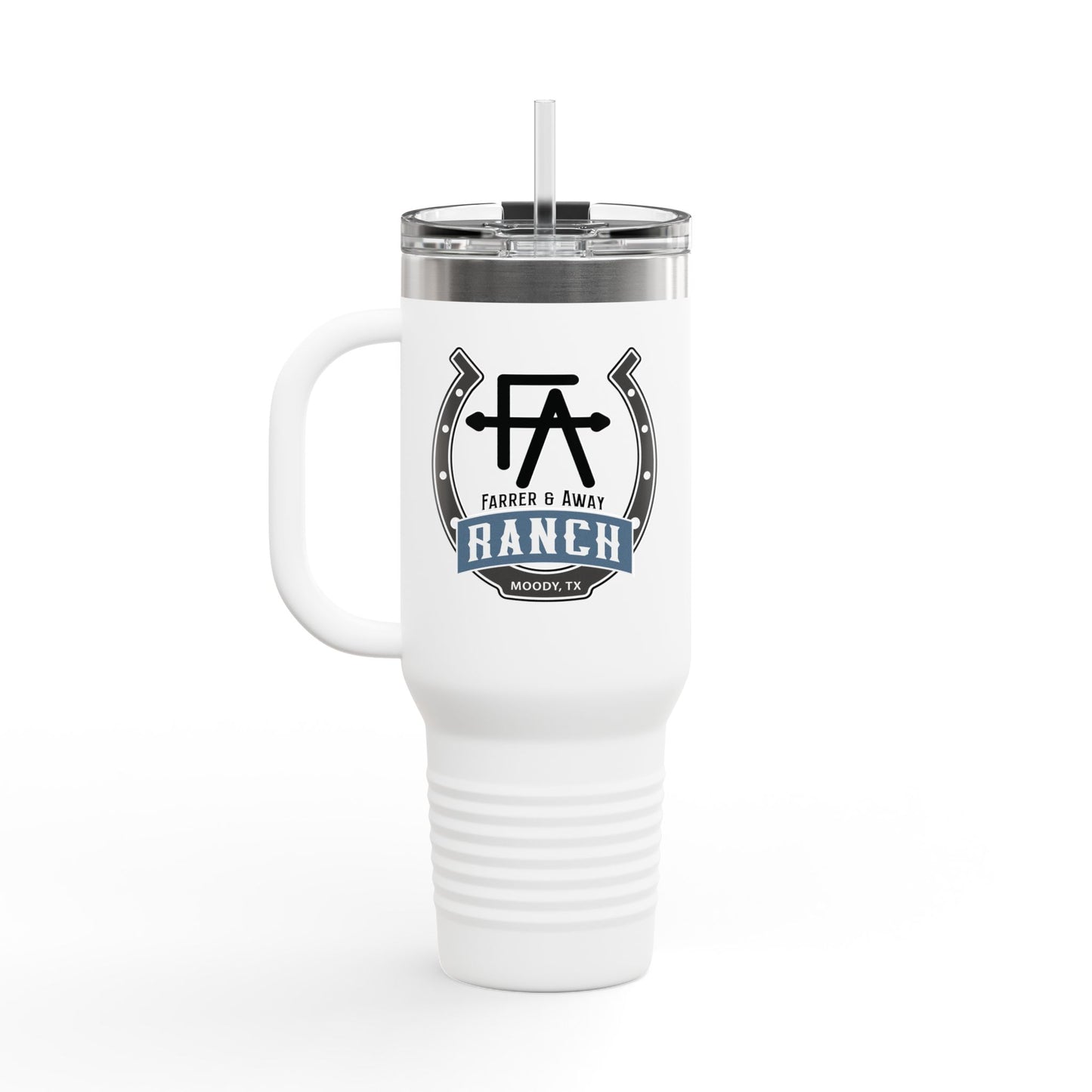 Farrer & Away Ranch 40oz Polar Camel Stainless Steel Insulated Travel Mug - Logo Design