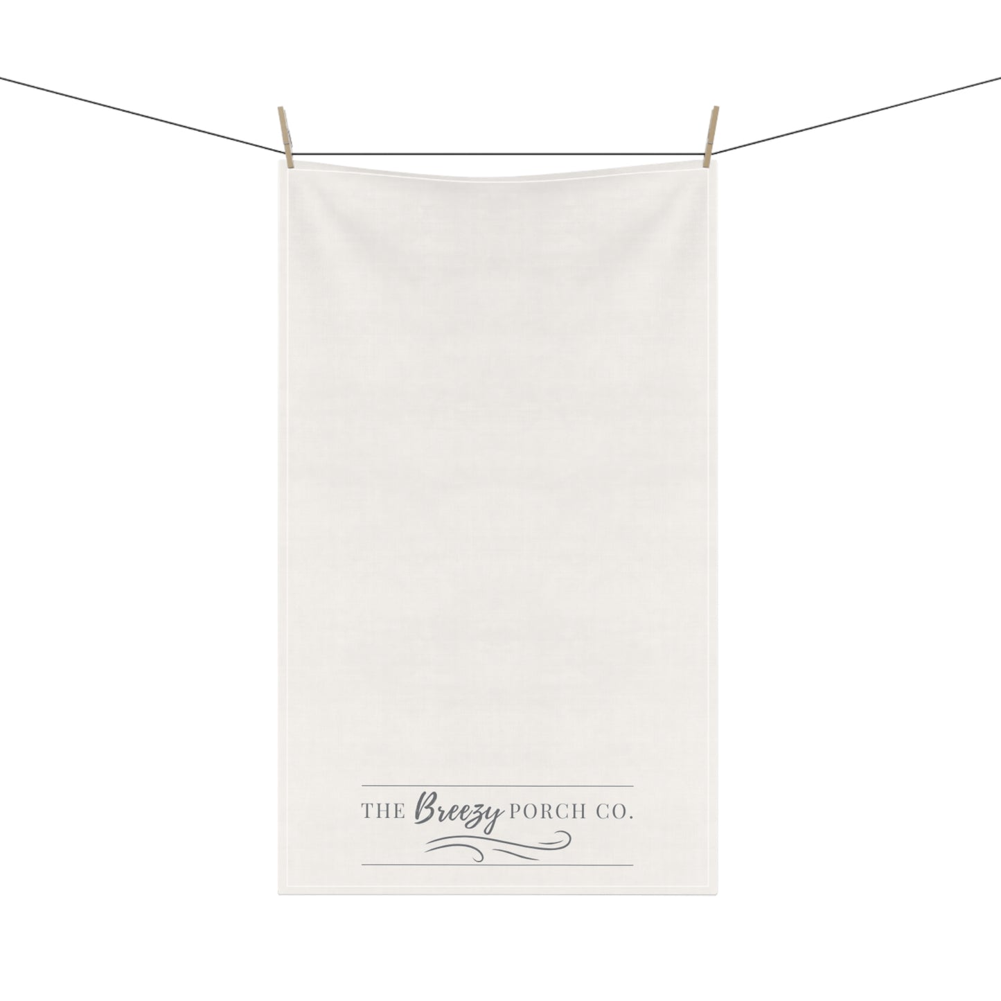 The Breezy Porch Co. Tea Towel — Logo Design