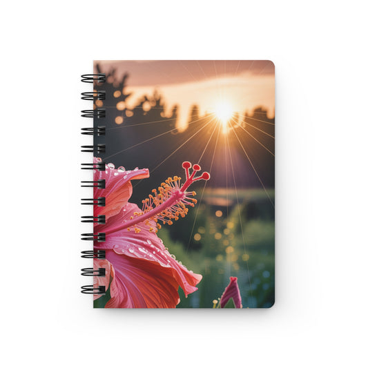 Spiral Bound Morning Sun Hibiscus Journal