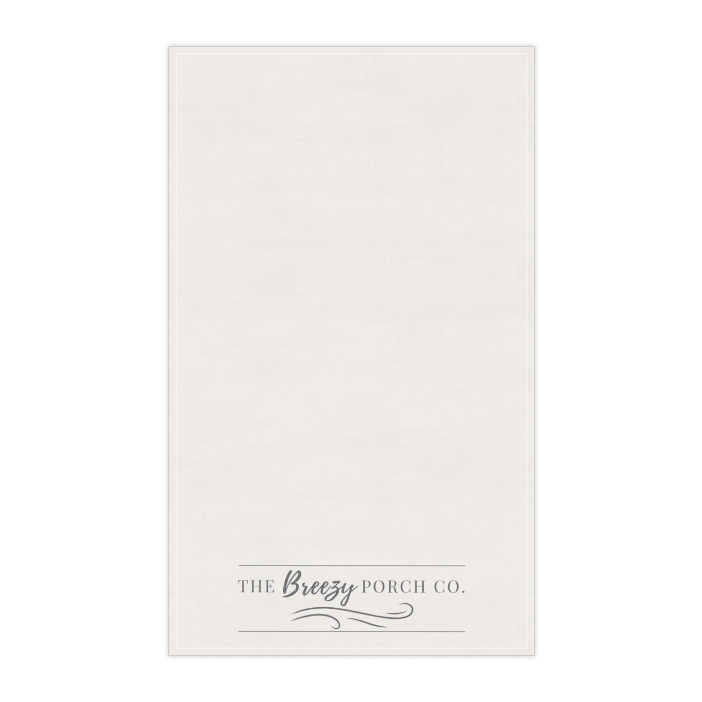 The Breezy Porch Co. Tea Towel — Logo Design