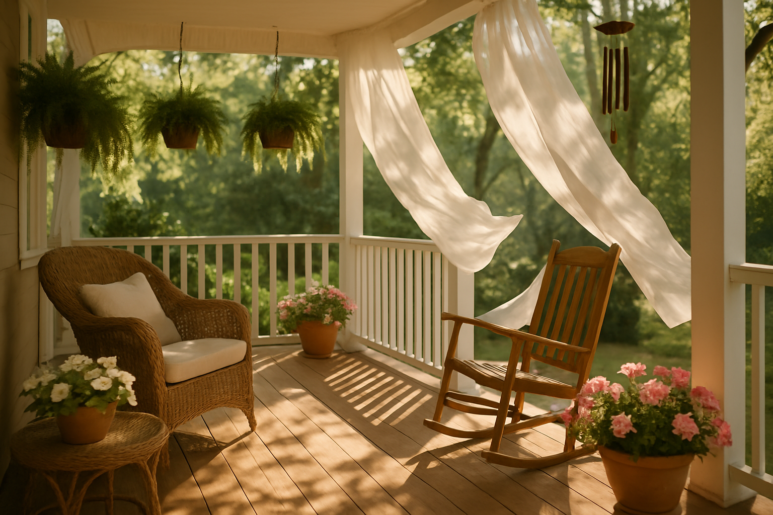 breezy front porch