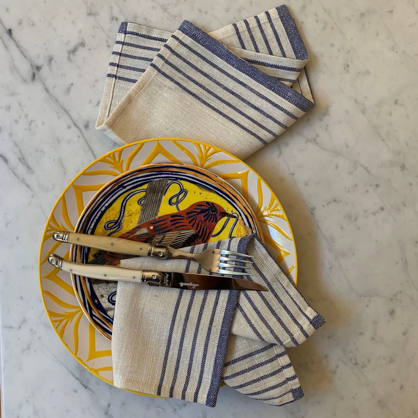 Blue Kayseri Tablecloth Set