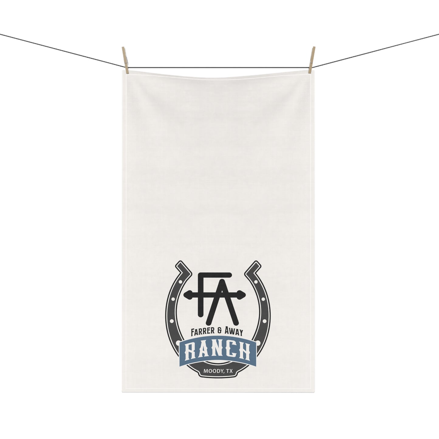 Farrer & Away Ranch Tea Towel — Logo Design