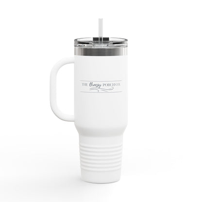 The Breezy Porch Co. 40oz Polar Camel Stainless Steel Insulated Travel Mug - Logo Design