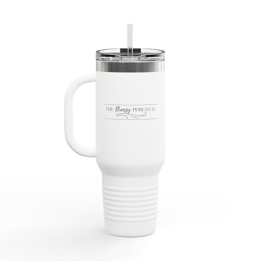 The Breezy Porch Co. 40oz Polar Camel Stainless Steel Insulated Travel Mug - Logo Design