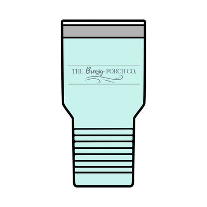 The Breezy Porch Co. 30oz Polar Camel Stainless Steel Insulated Tumbler - Logo Design