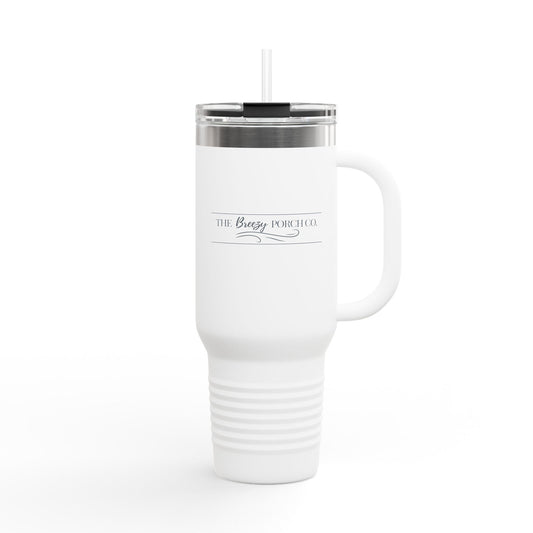The Breezy Porch Co. 40oz Polar Camel Stainless Steel Insulated Travel Mug - Logo Design