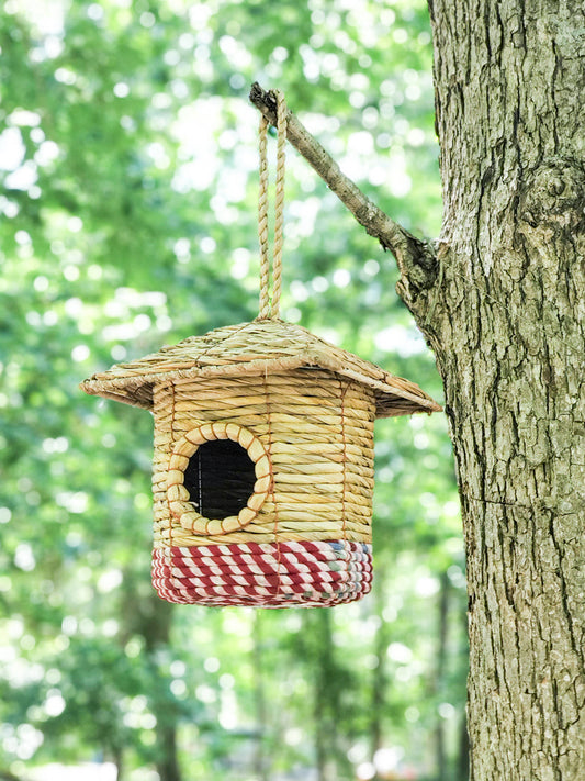 Seagrass & Sari Cottage Birdhouse